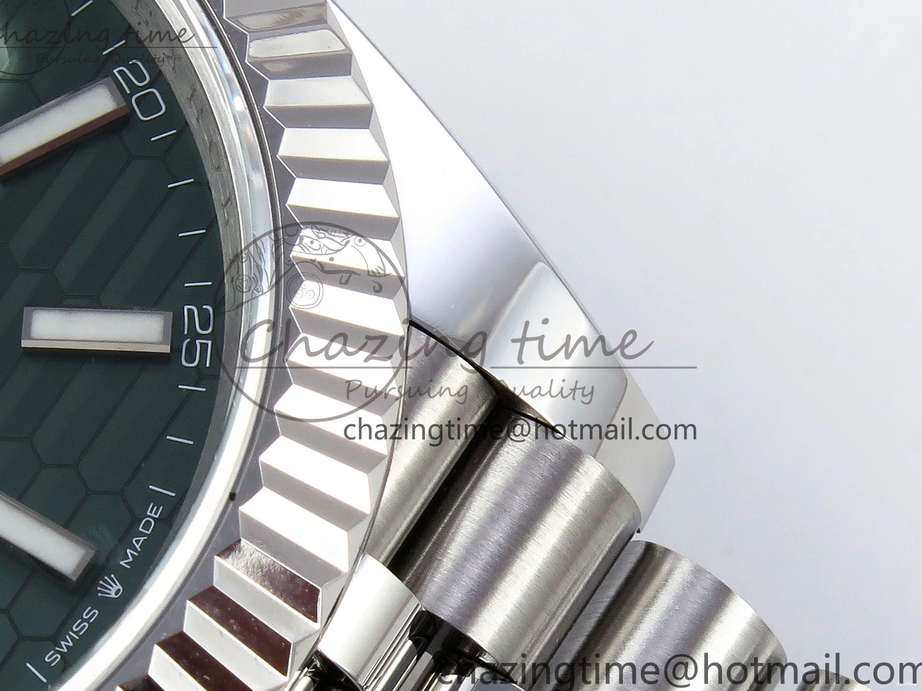 MiroTime 0518 Chic Datejust 41mm 126234 904L Steel HGF 1:1 Best Edition Green Textured Dial on SS Bracelet VR 1473